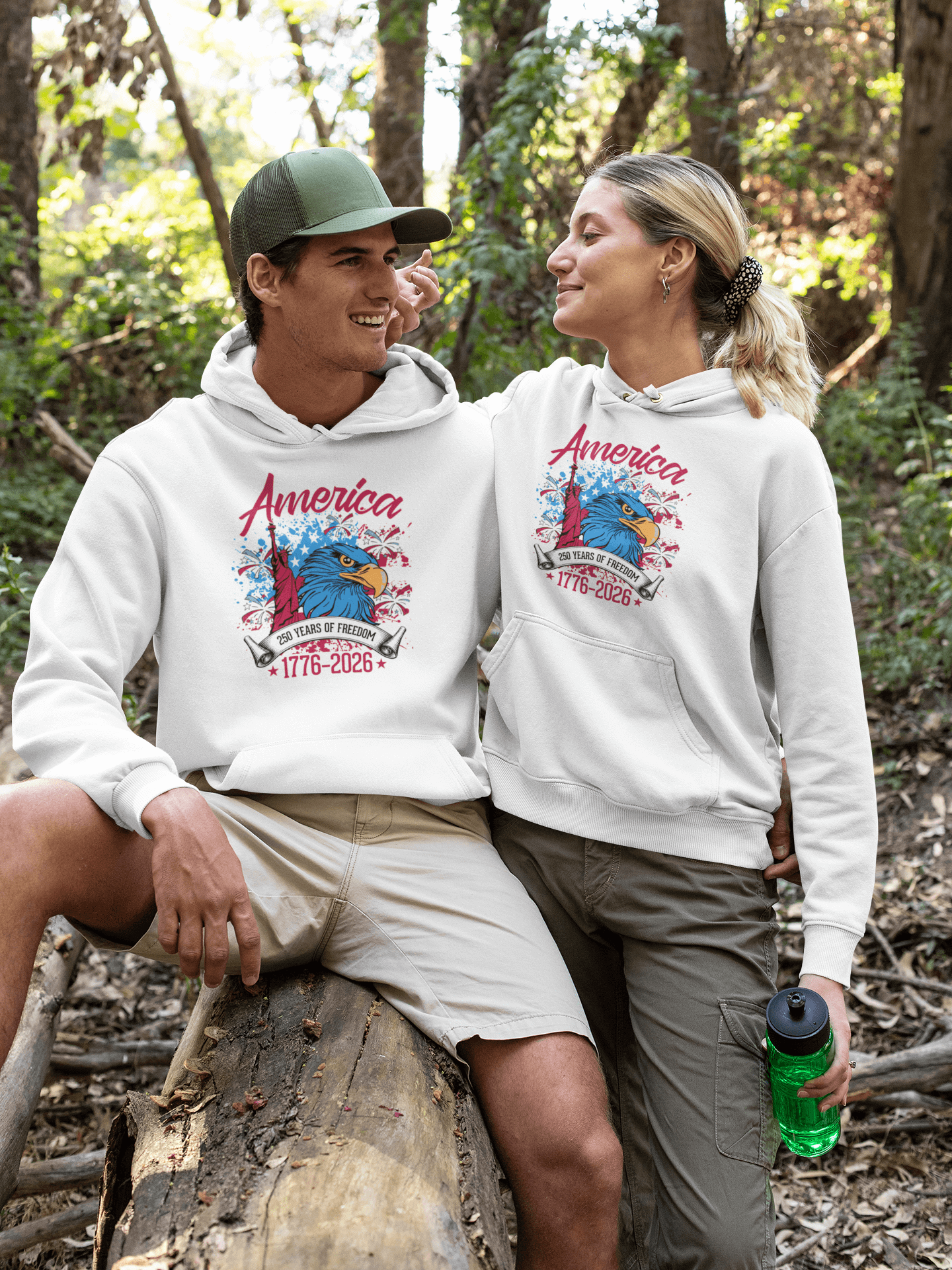 America 250 – 1776–2026 Patriotic Hoodie