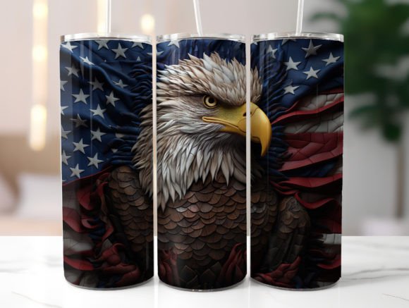 Tumbler - American Eagle 20 Oz Skinny