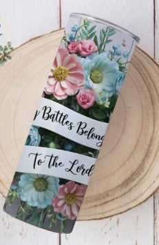 The Battle Belongs to The Lord - 20 Oz Tumbler