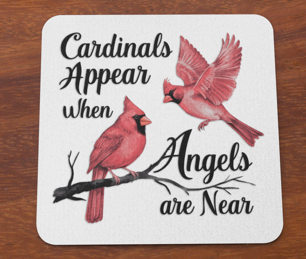 Cardinals & Angels Ceramic Coaster