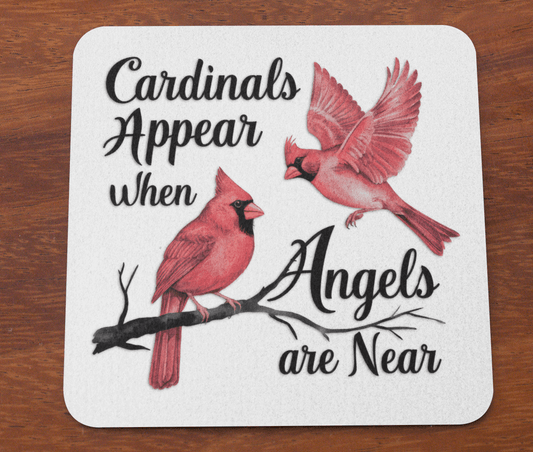 Cardinals & Angels Ceramic Coaster