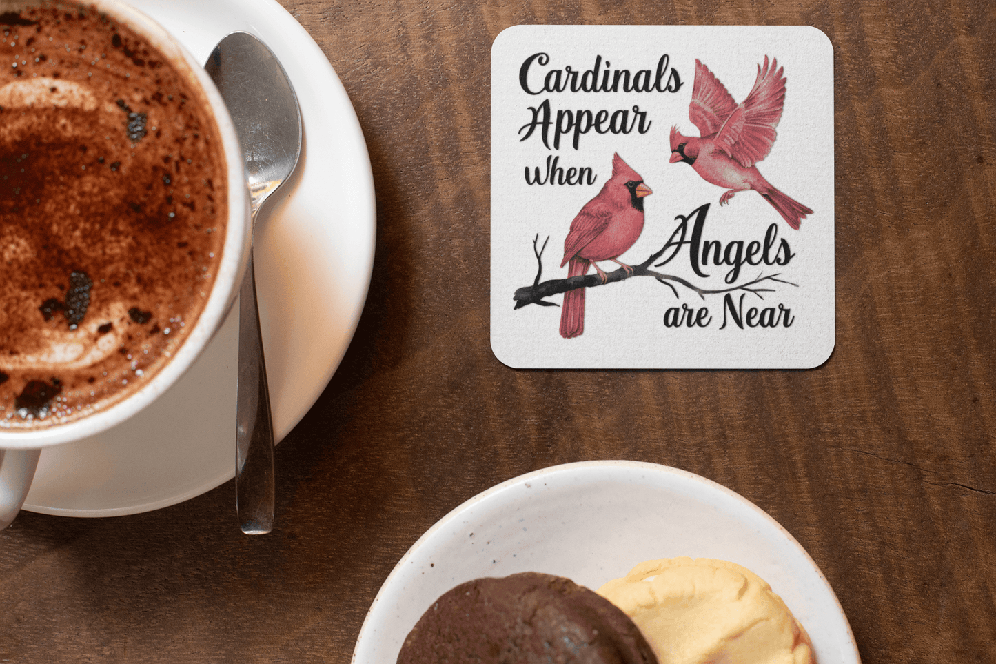 Cardinals & Angels Ceramic Coaster