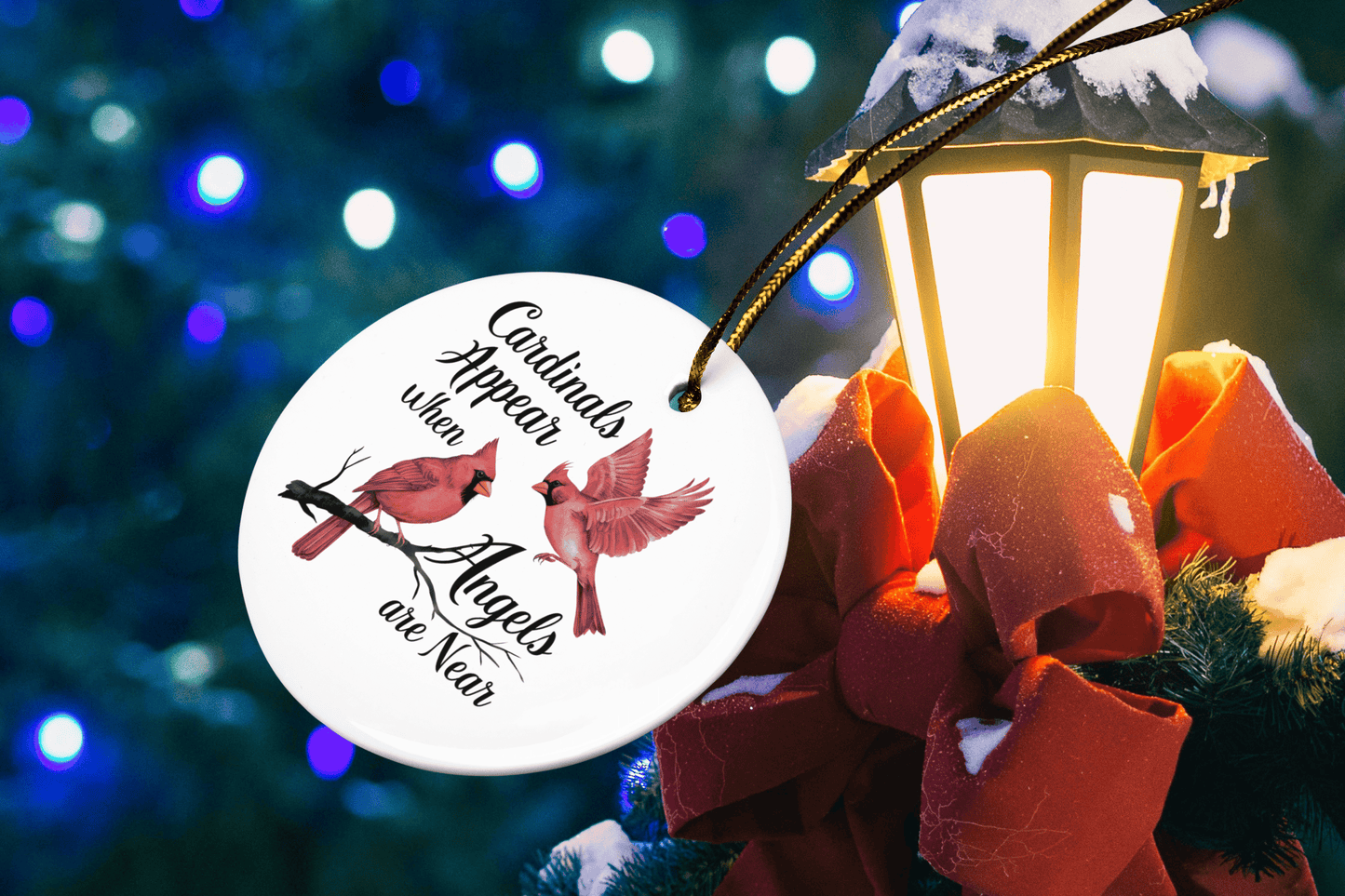 Cardinals Appear When Angels Are Near Ornament