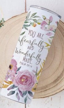 Fearfully & Wonderfully Made Flowers - 20 Oz Tumbler