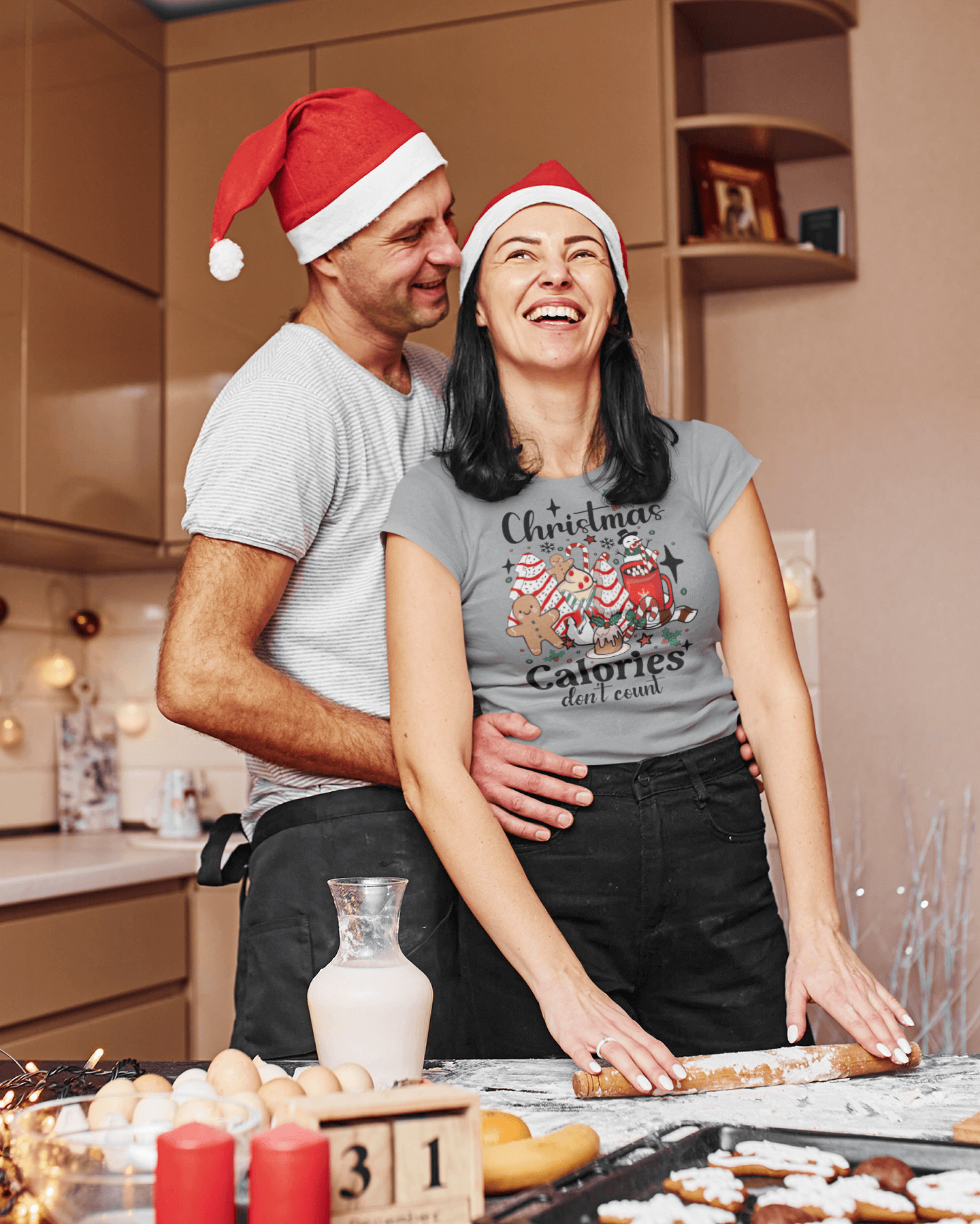Christmas Calories Don't Count - Ladies Fit