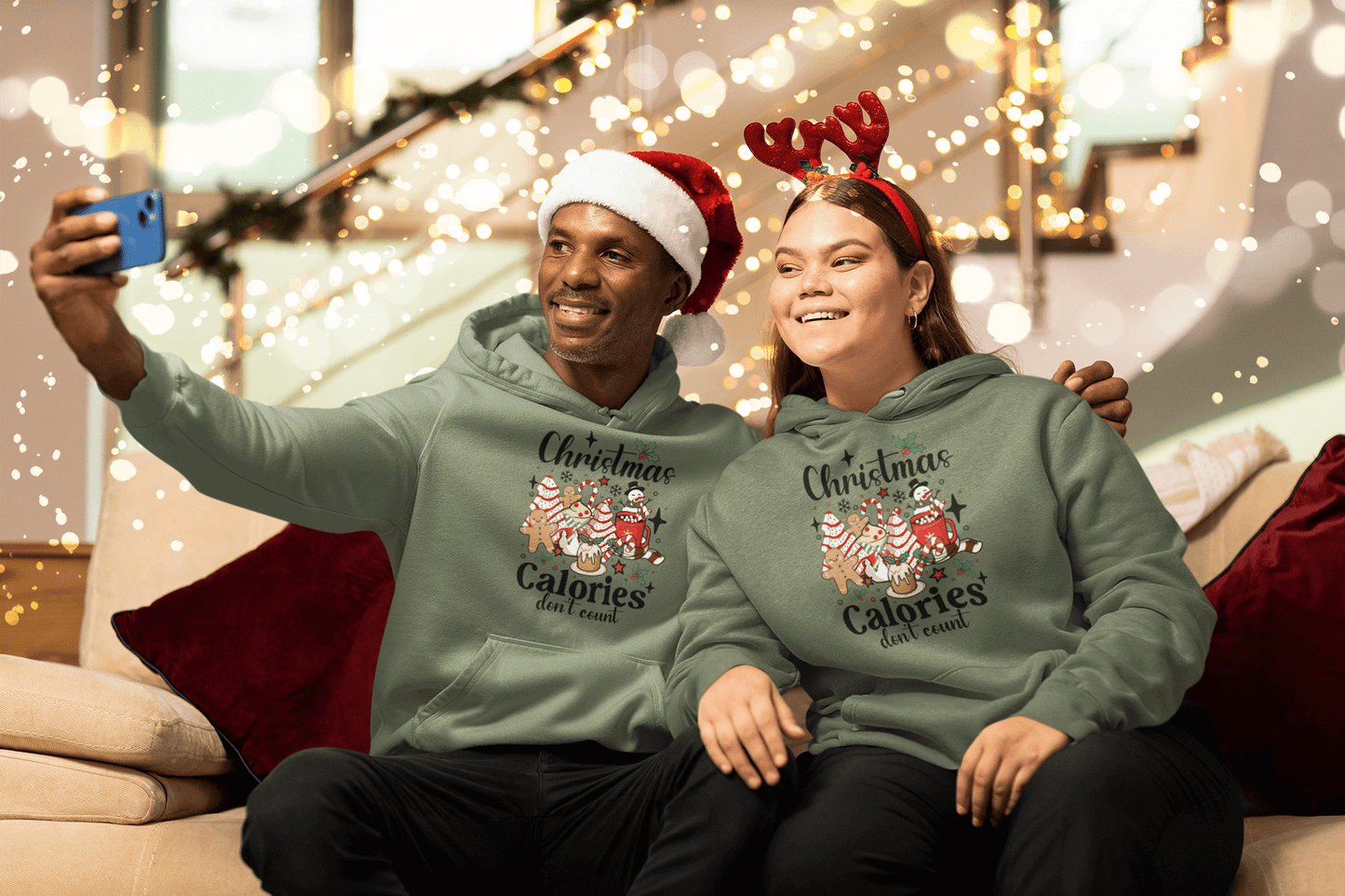 Christmas Calories Don't Count - Hoodie
