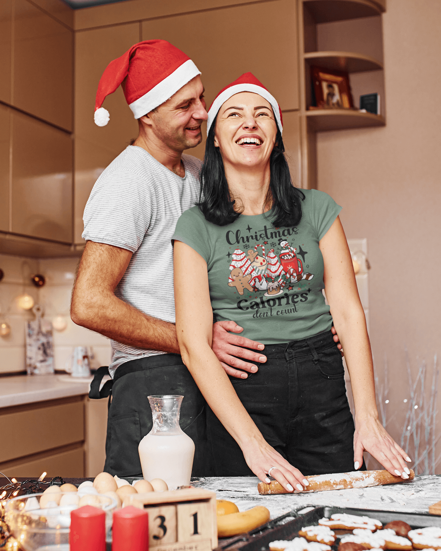 Christmas Calories Don't Count - Ladies Fit