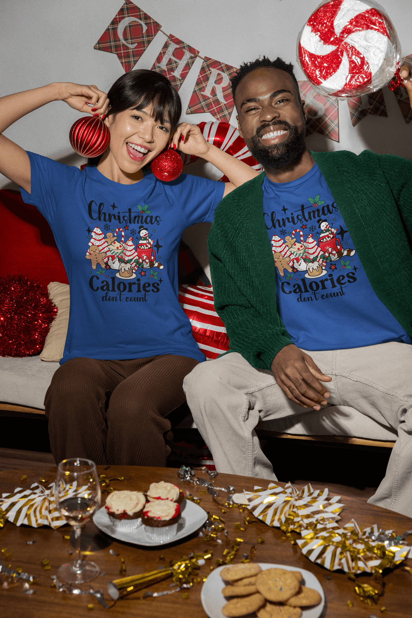 Christmas Calories Don't Count - Unisex T-Shirt