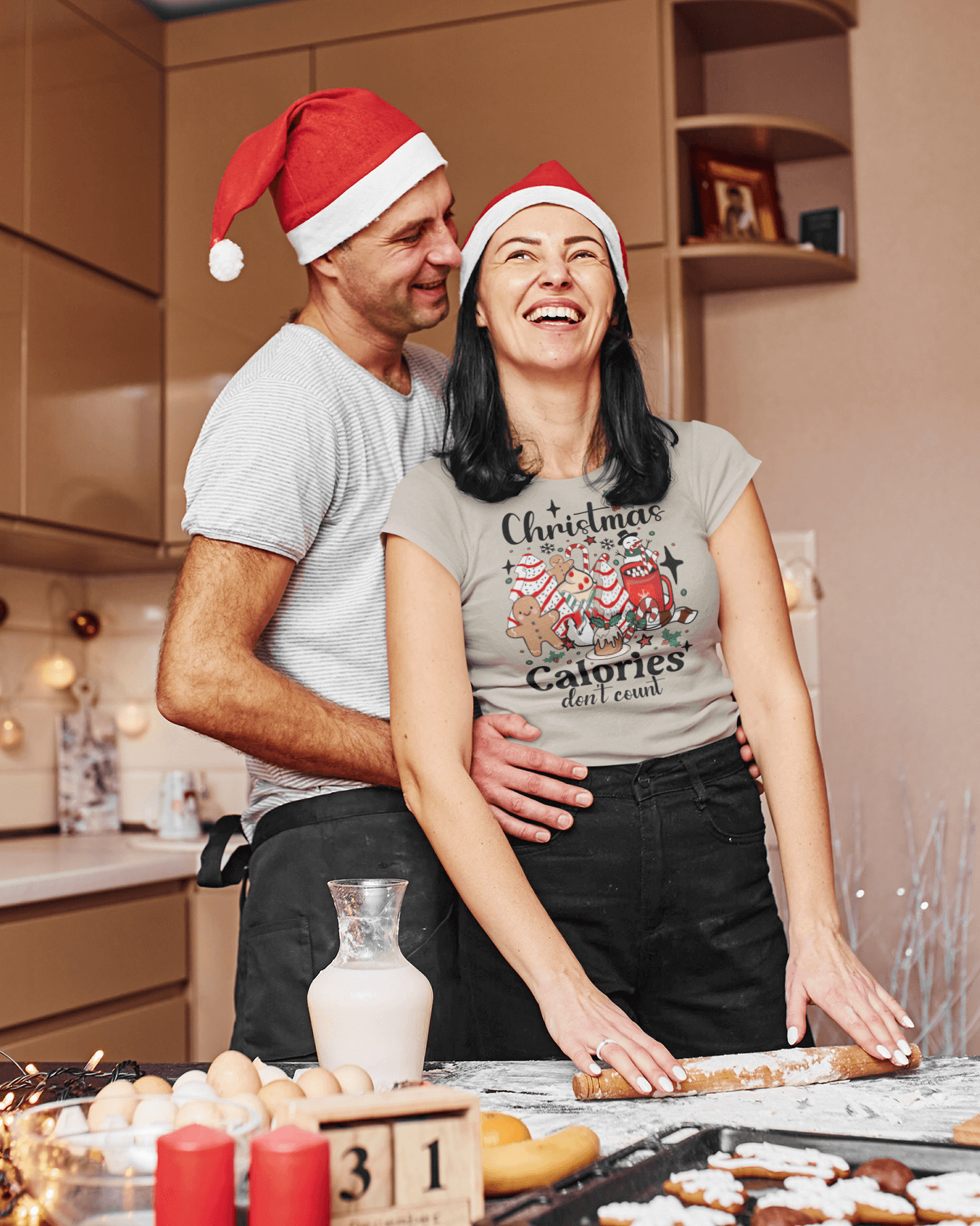 Christmas Calories Don't Count - Ladies Fit