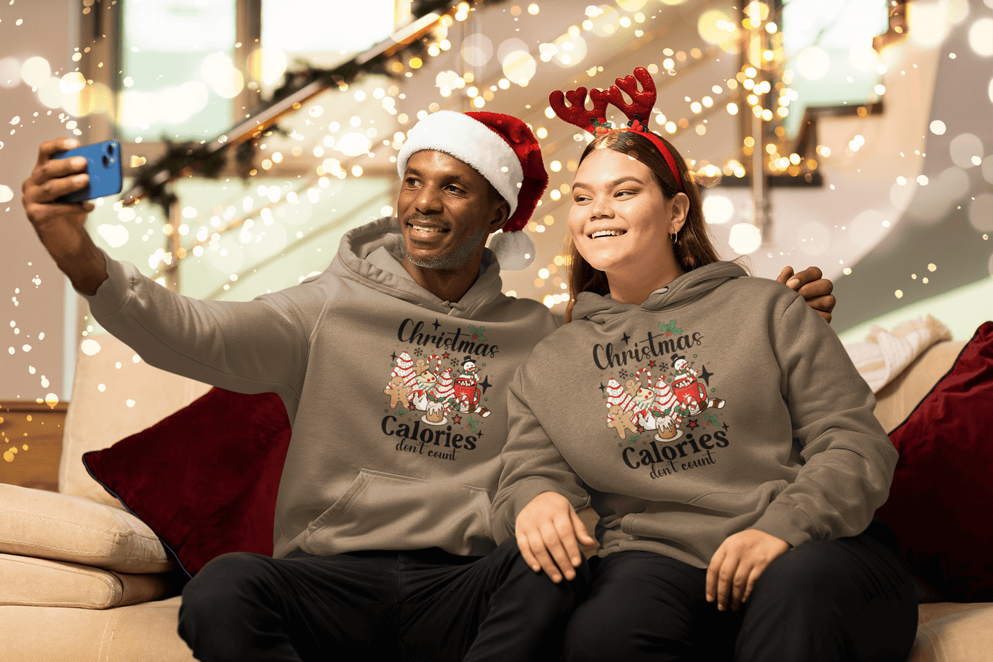 Christmas Calories Don't Count - Hoodie
