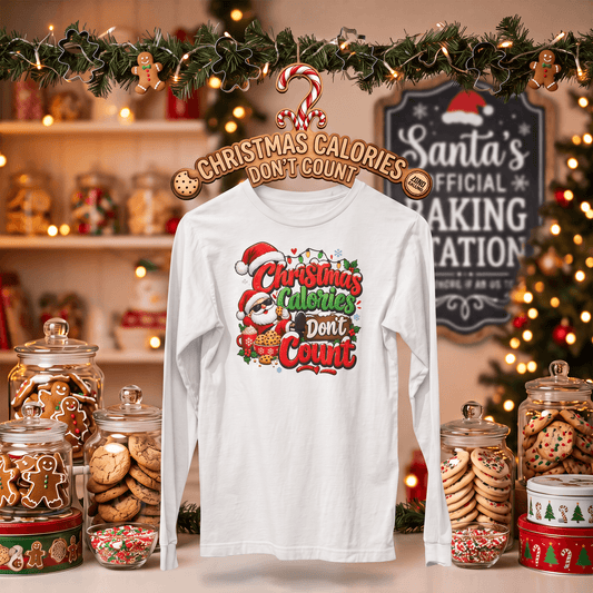 Christmas Calories Don't Count – Long Sleeve T-Shirt