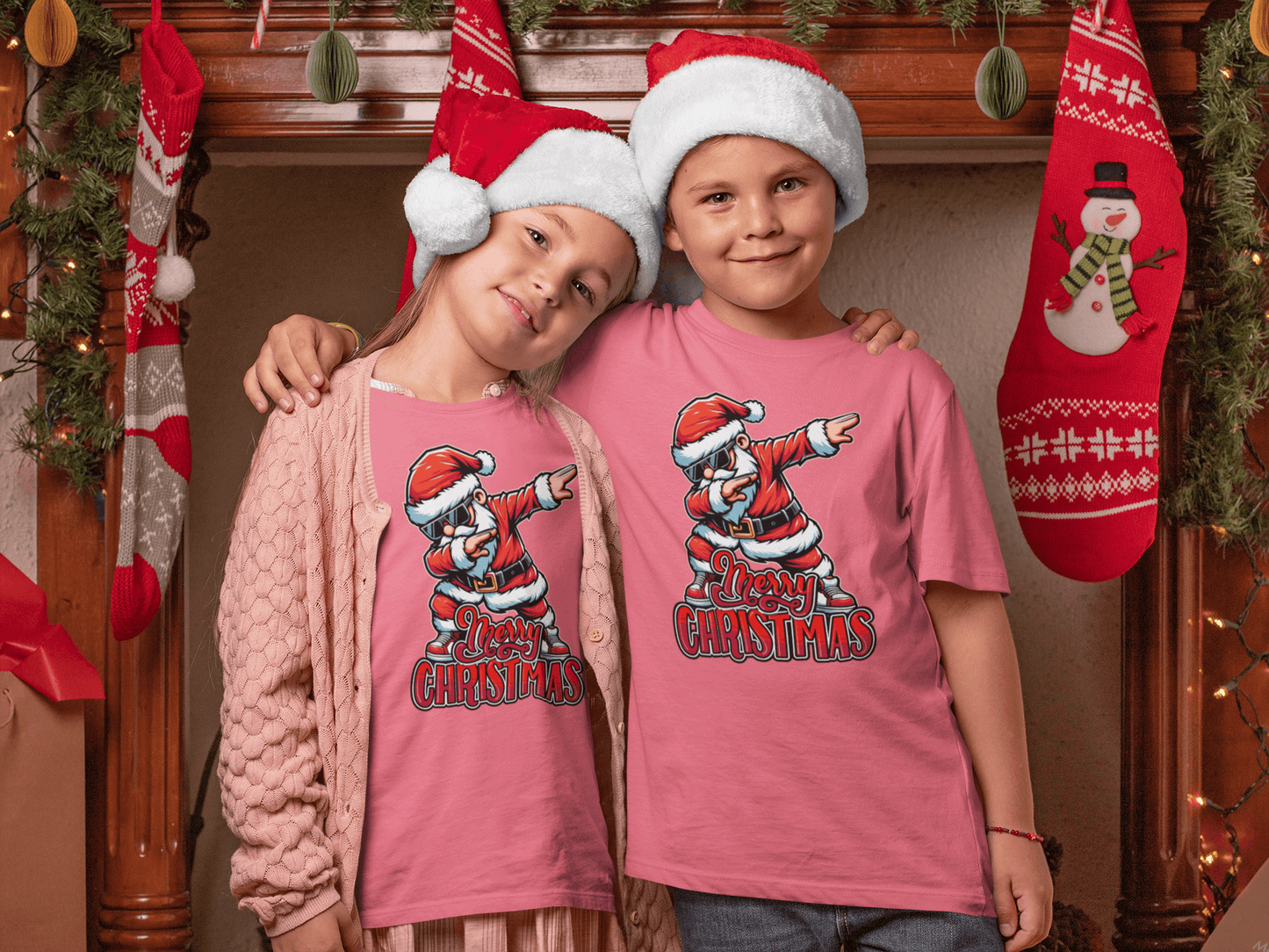 Dabbing Santa - Kids T-Shirts