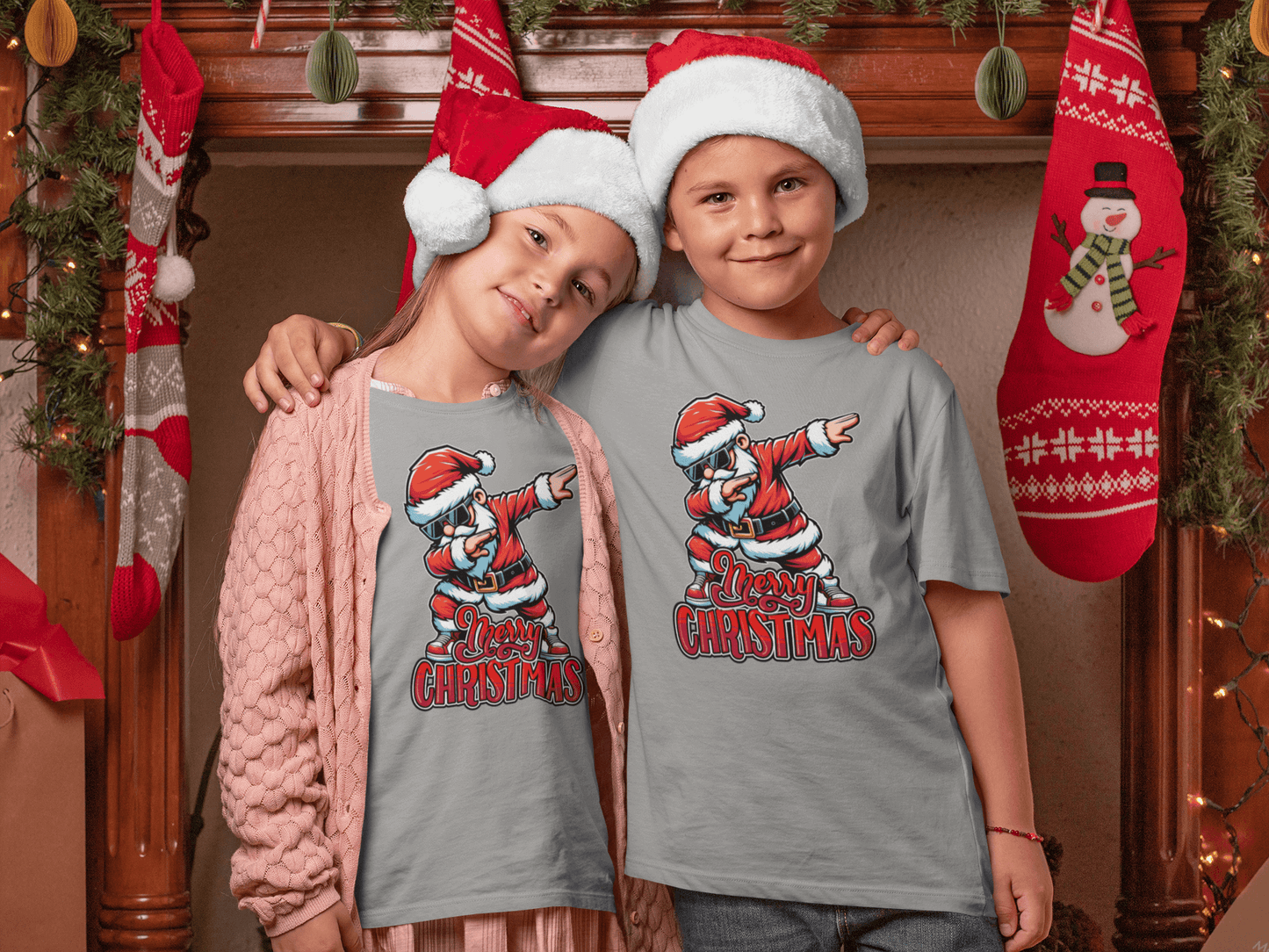 Dabbing Santa - Kids T-Shirts