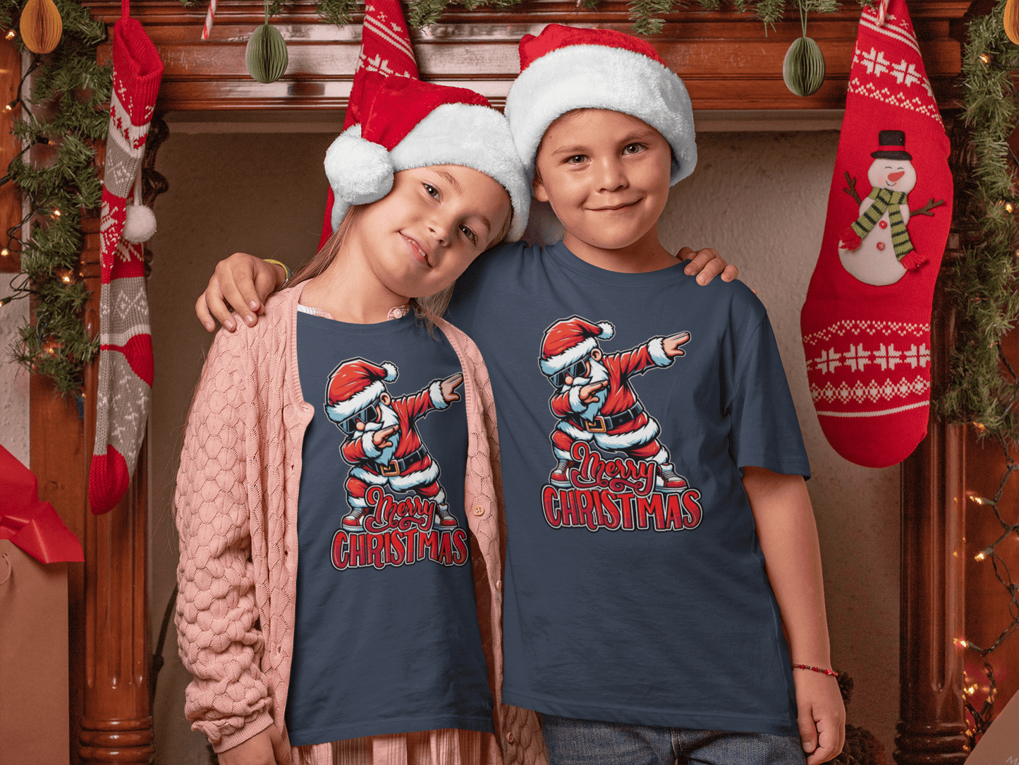 Dabbing Santa - Kids T-Shirts