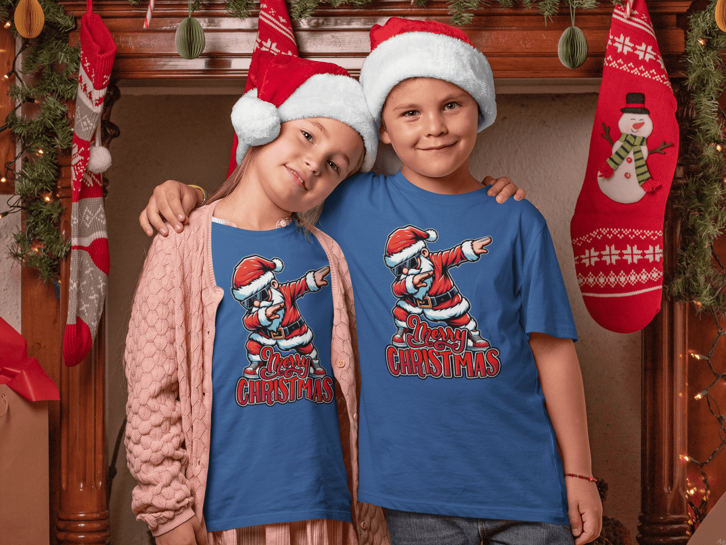 Dabbing Santa - Kids T-Shirts