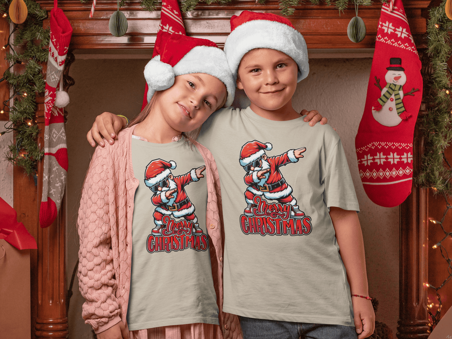Dabbing Santa - Kids T-Shirts