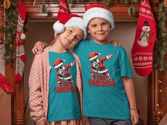Dabbing Santa - Kids T-Shirts