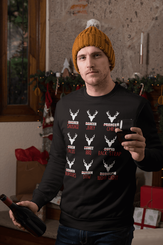 Reindeer Menu - Sweatshirt