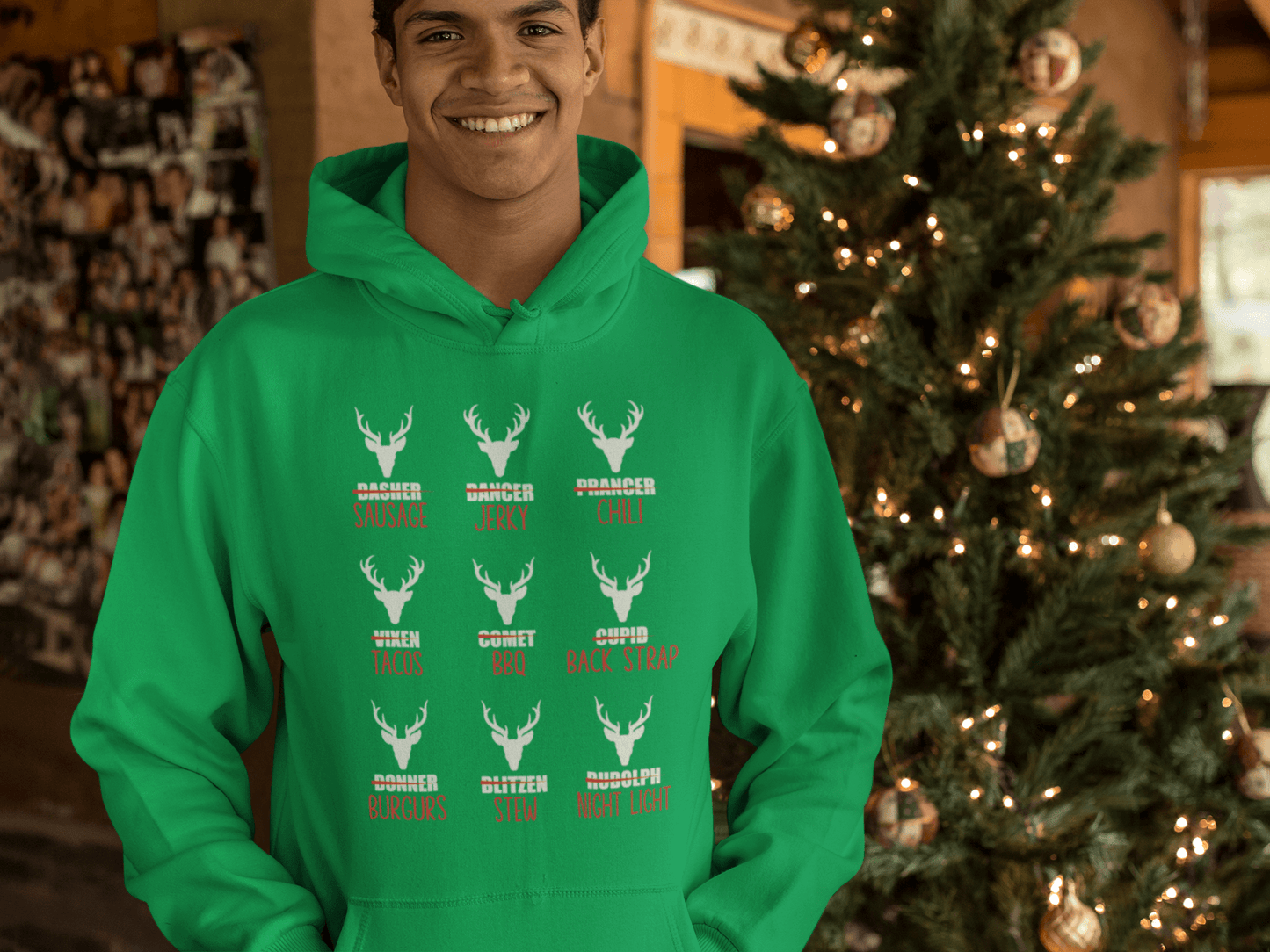 Reindeer Recipe Hoodie