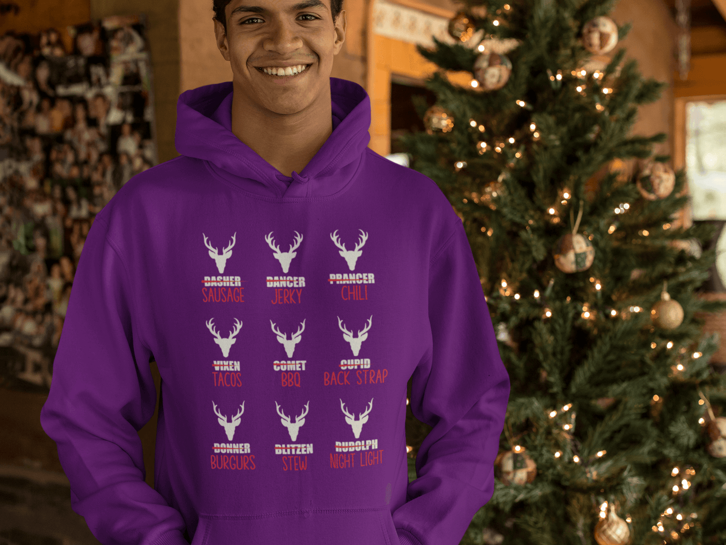 Reindeer Recipe Hoodie