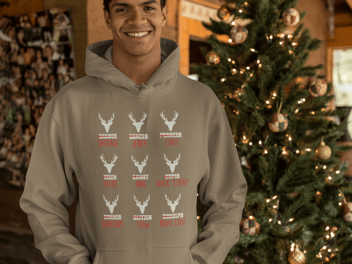Reindeer Recipe Hoodie