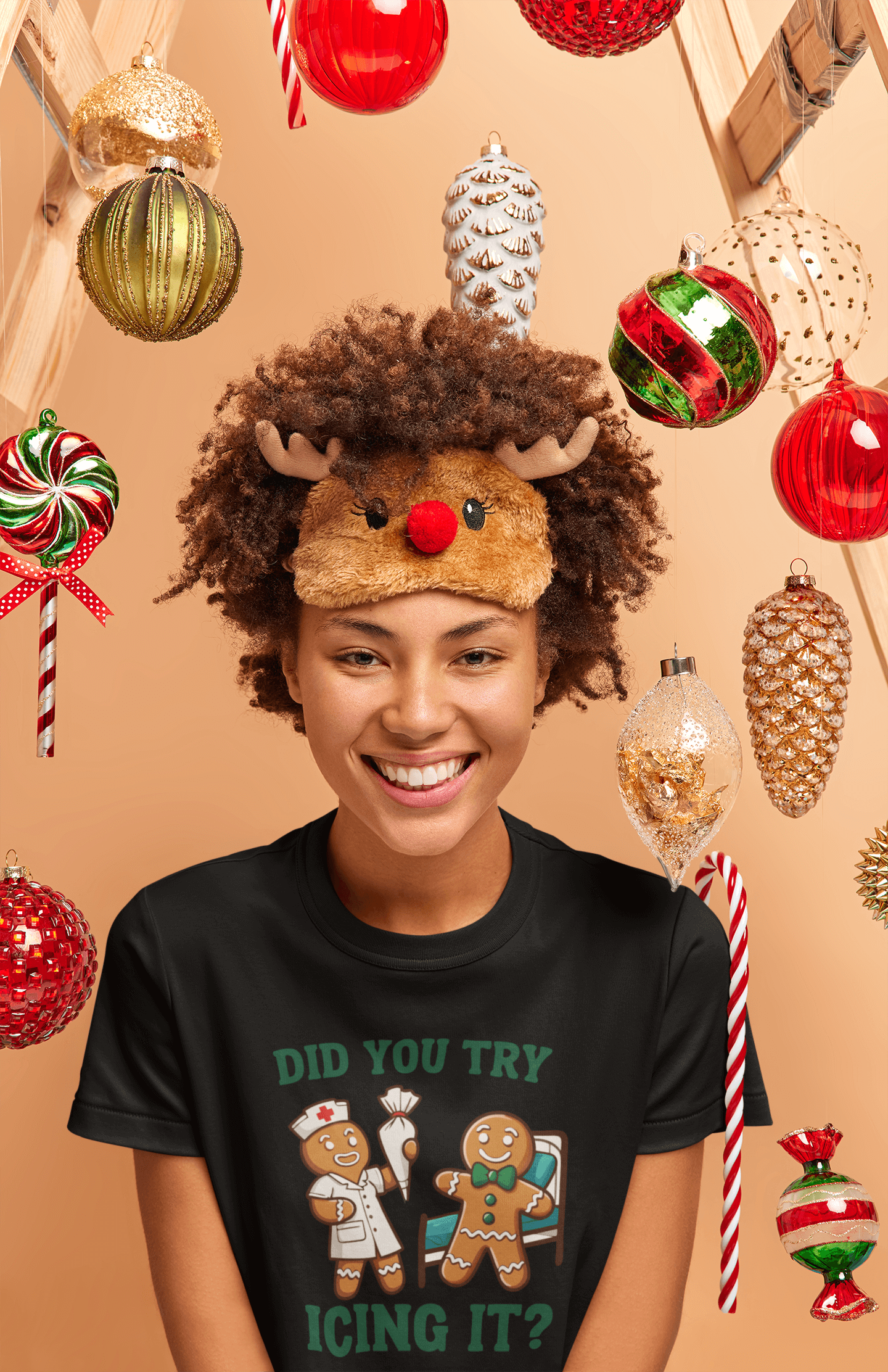 Did You Try Icing It - Ladies Fitted T-shirt