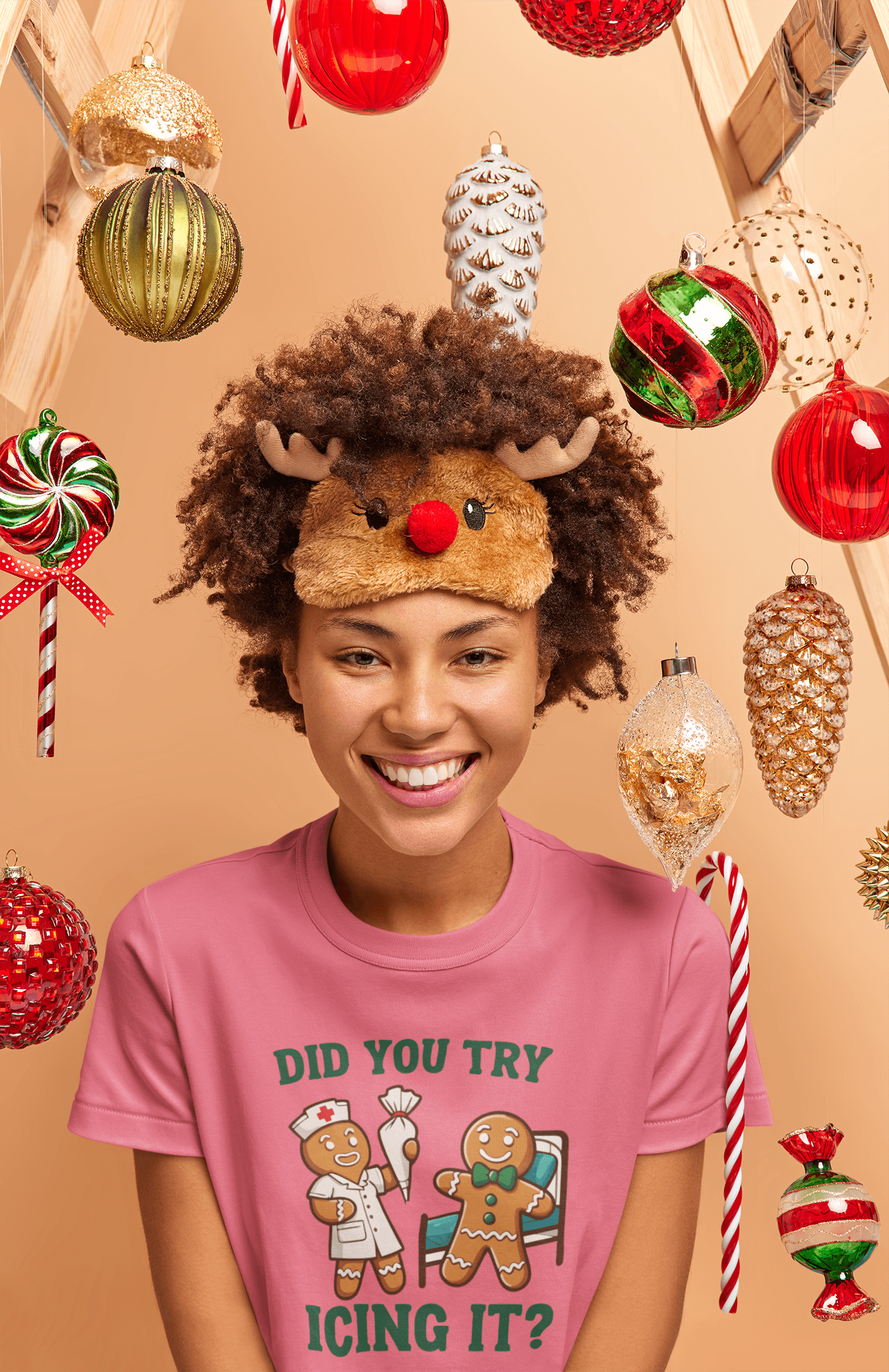 Did You Try Icing It - Ladies Fitted T-shirt