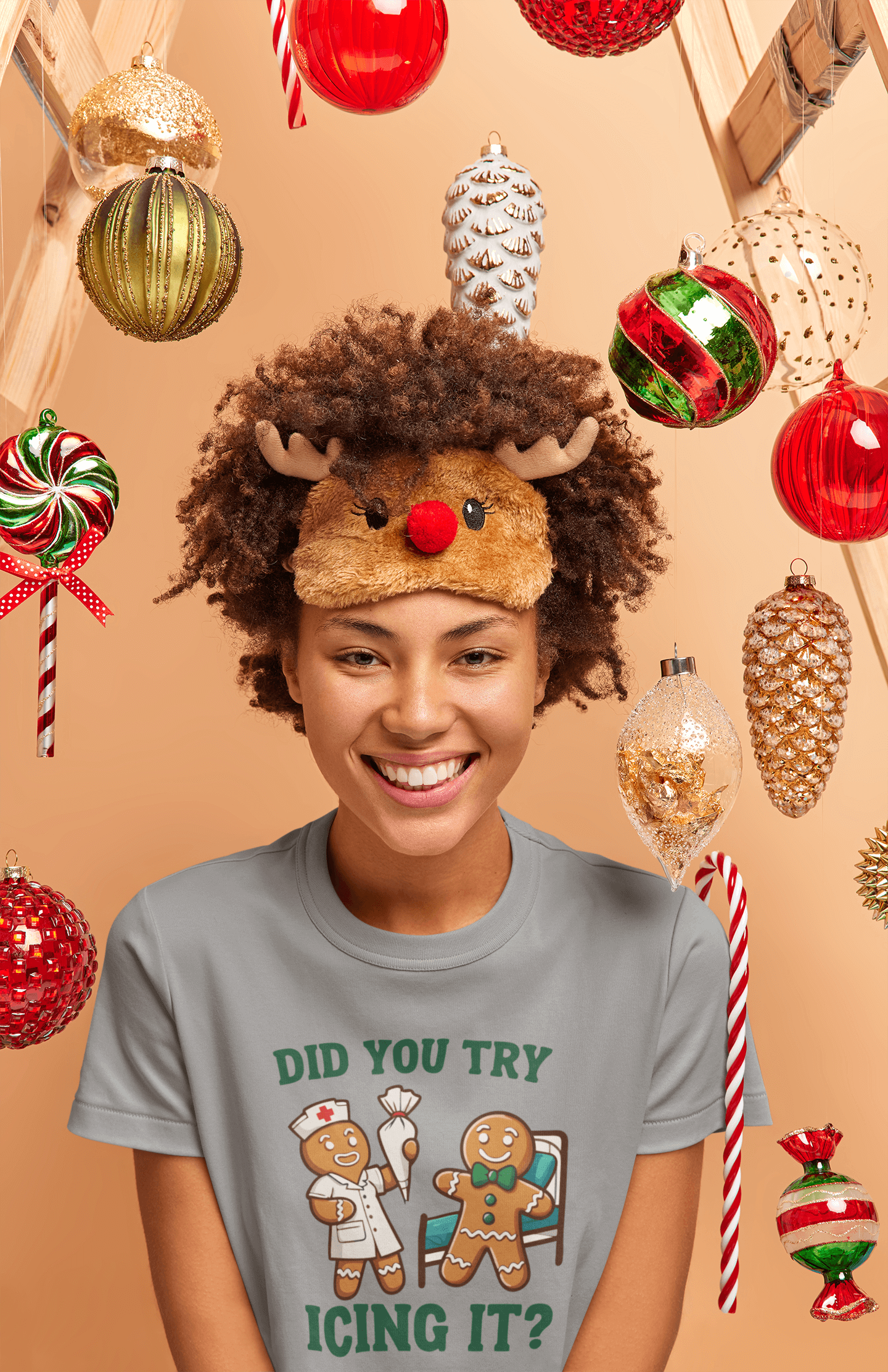 Did You Try Icing It - Ladies Fitted T-shirt