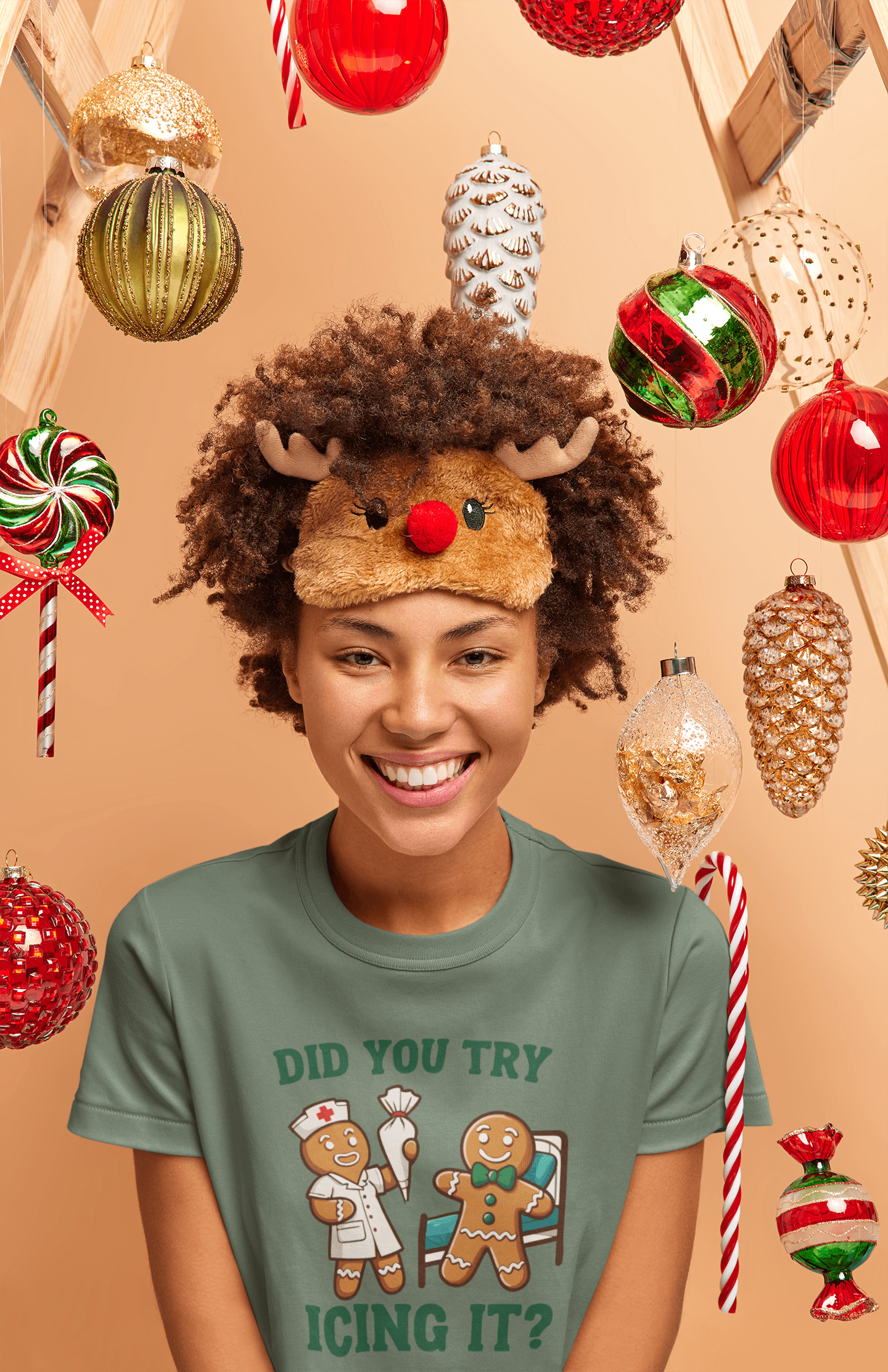 Did You Try Icing It - Ladies Fitted T-shirt