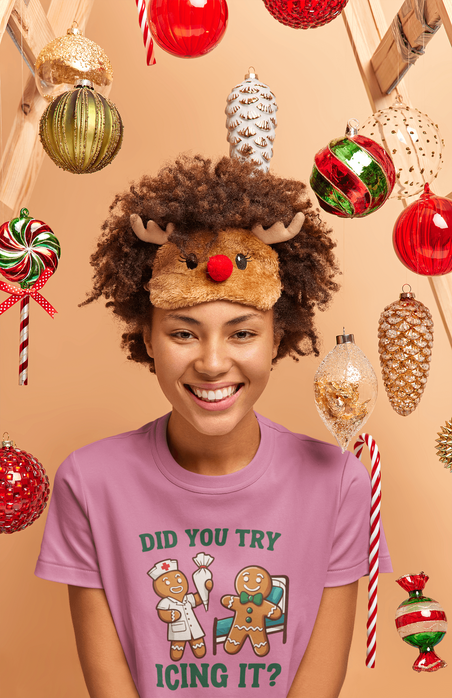 Did You Try Icing It - Ladies Fitted T-shirt
