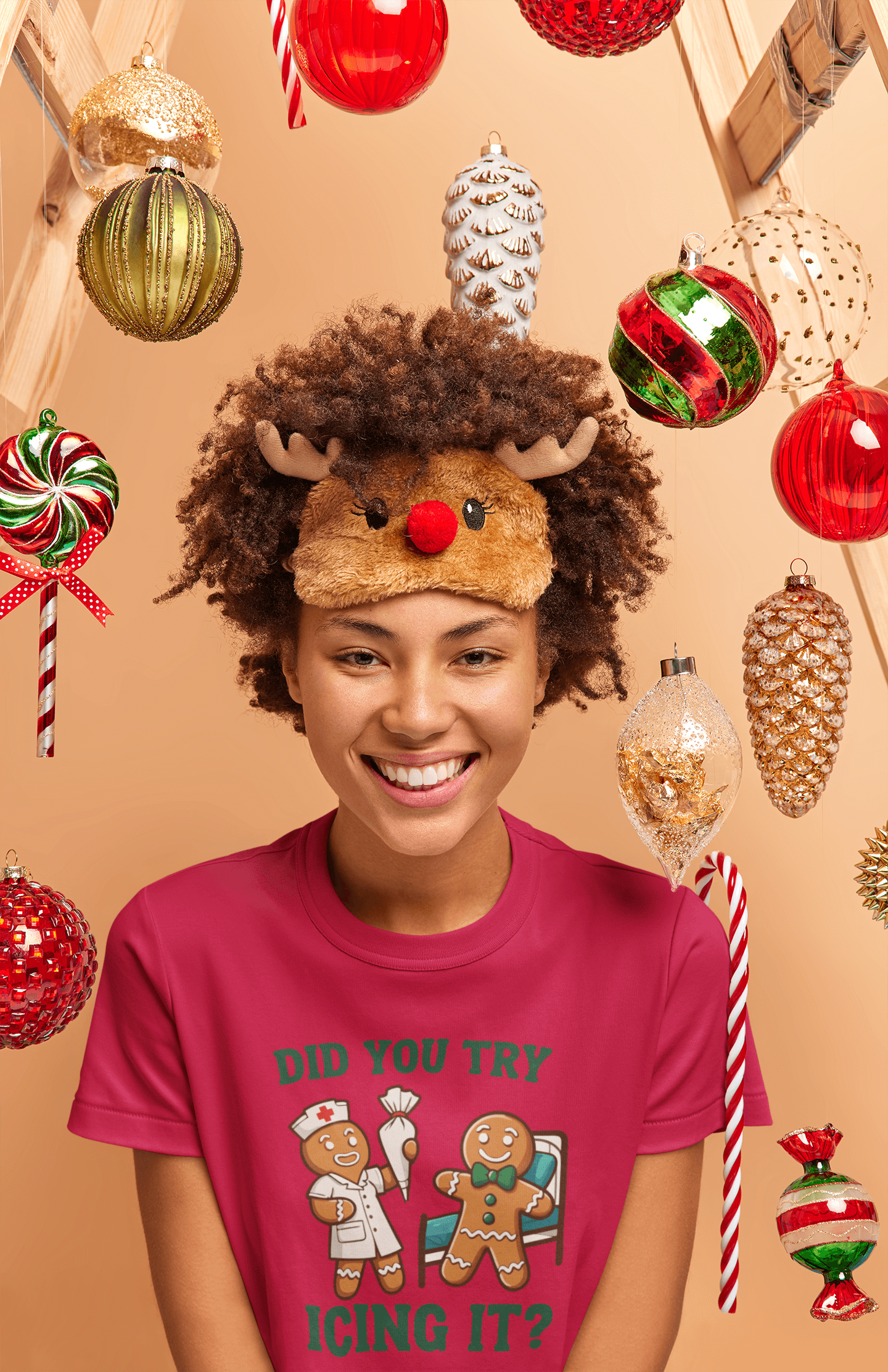 Did You Try Icing It - Ladies Fitted T-shirt