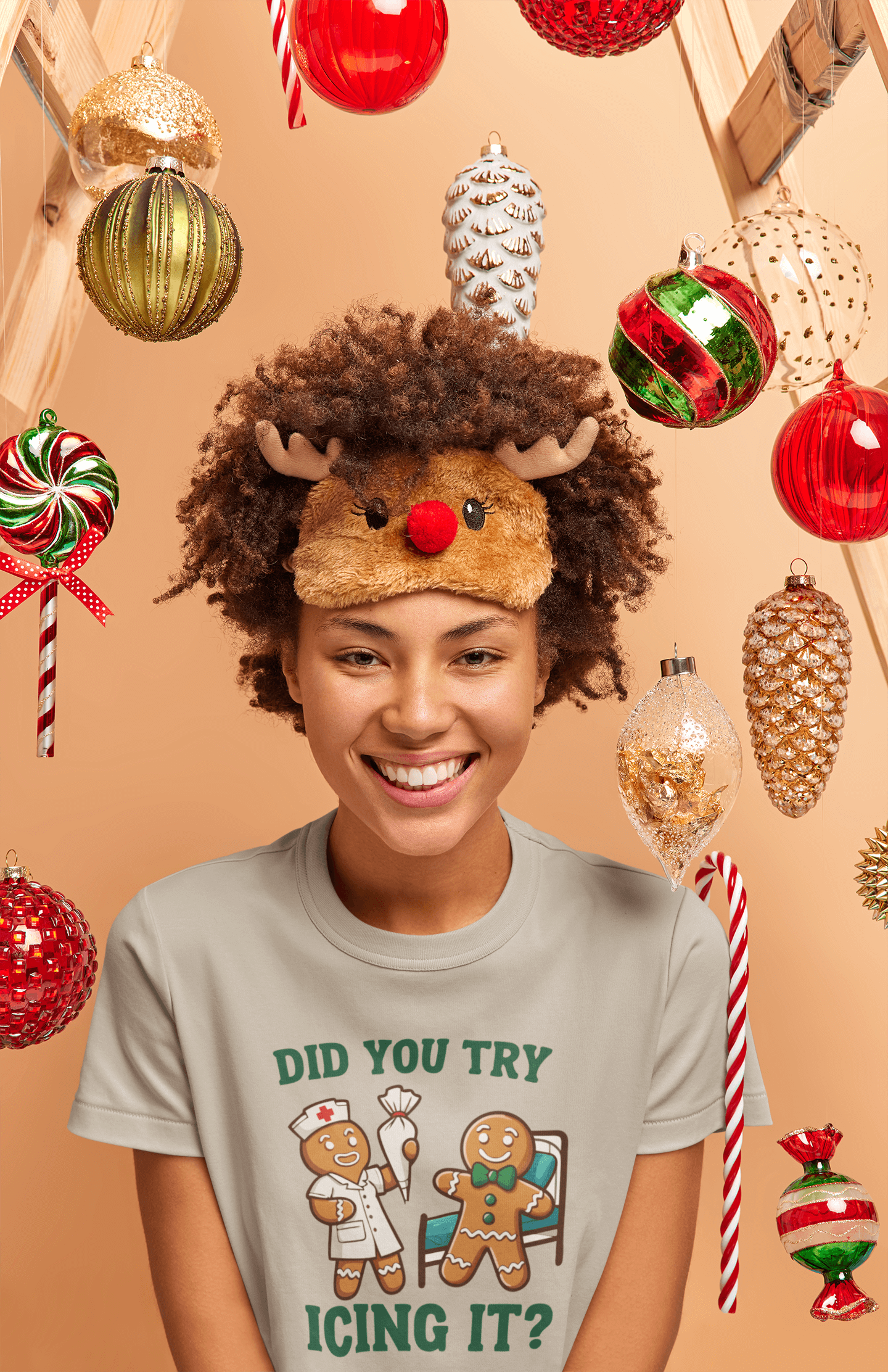 Did You Try Icing It - Ladies Fitted T-shirt