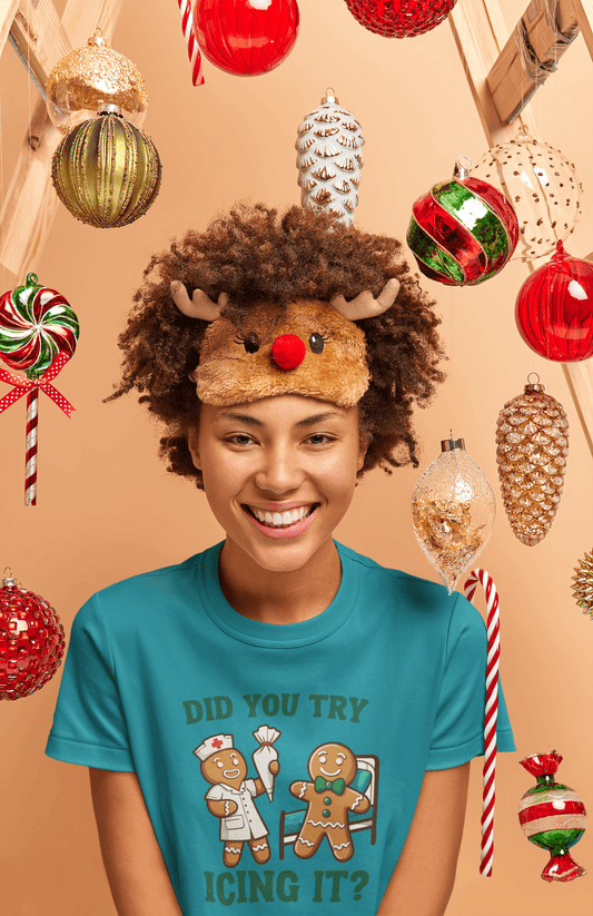 Did You Try Icing It - Ladies Fitted T-shirt