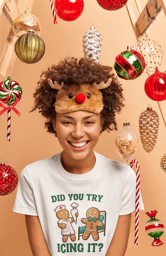 Did You Try Icing It - Ladies Fitted T-shirt