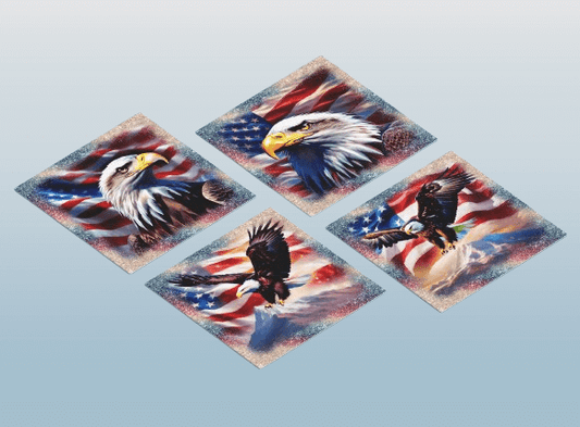 American Eagle Coasters Set / 4