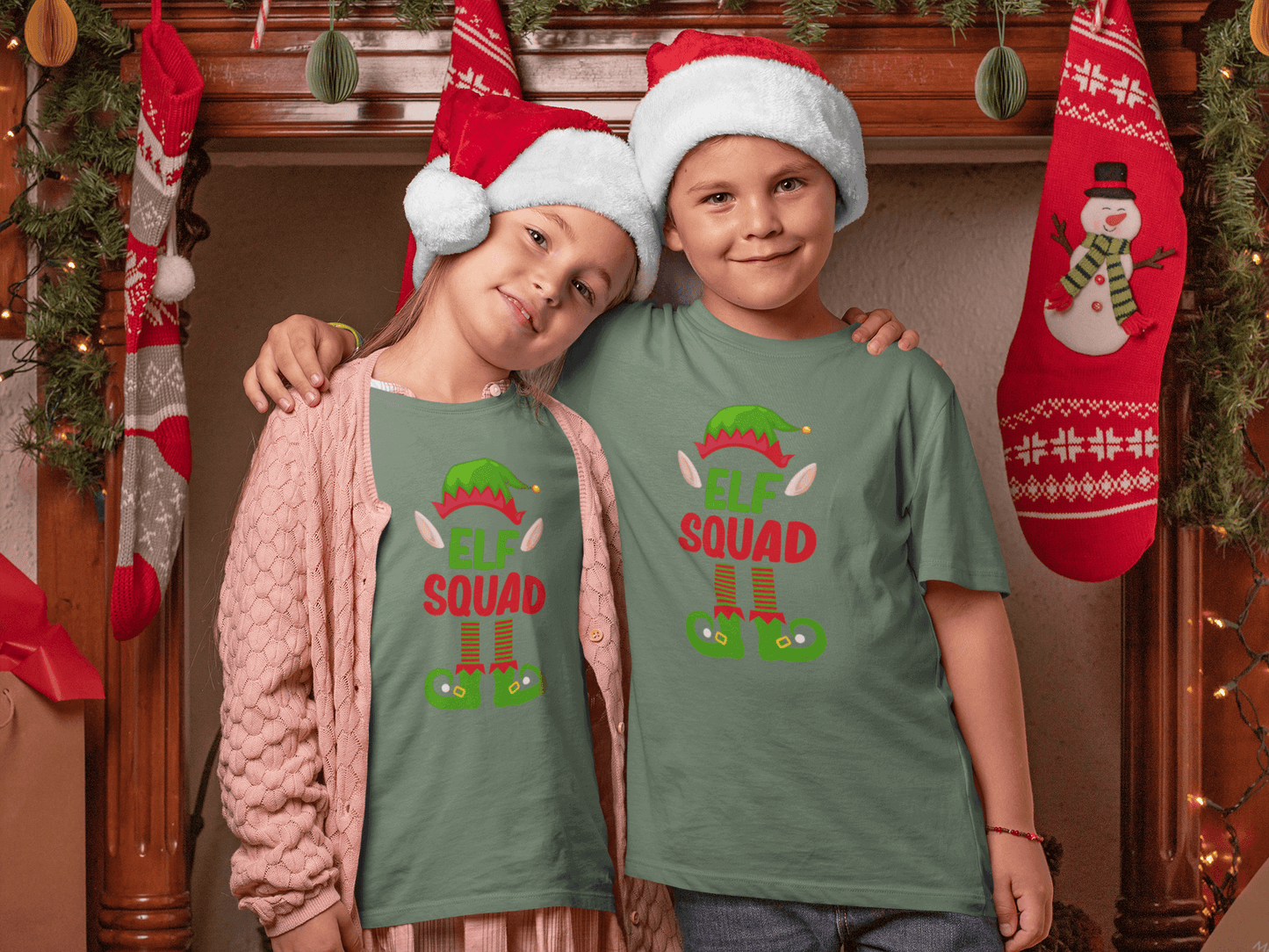 Elf Squad - Kids T-Shirts
