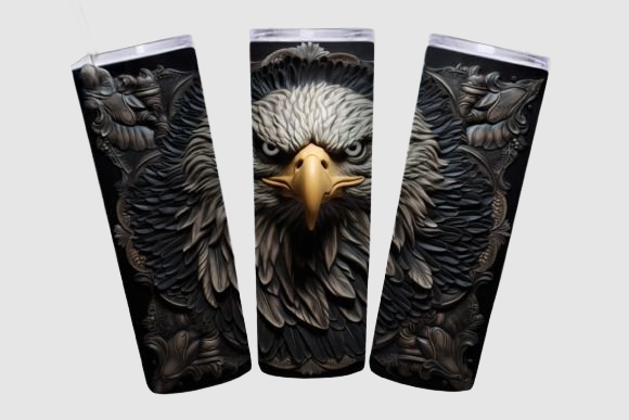 Tumbler - 3D American Eagle 20 Oz
