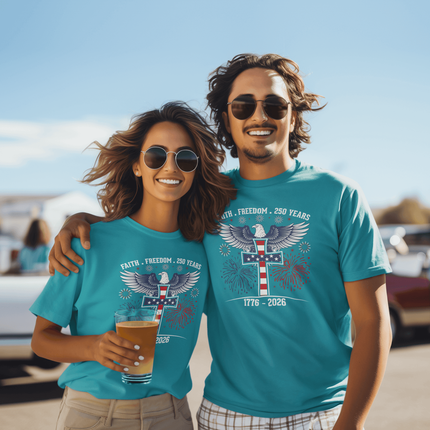 Faith & Freedom: 250 Years Under God - Tee