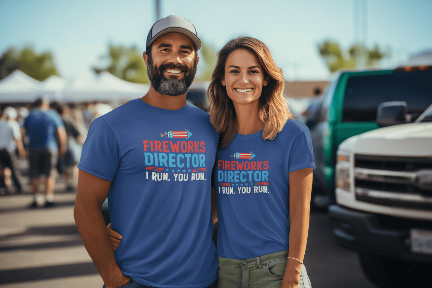 Fireworks Director – I Run You Run Tee