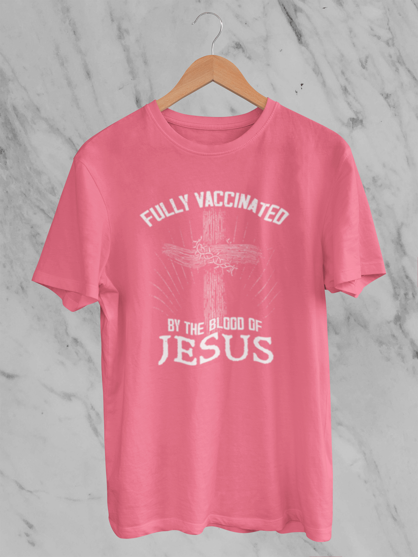 Fully Vaccinated by the Blood of Jesus -  T-Shirt