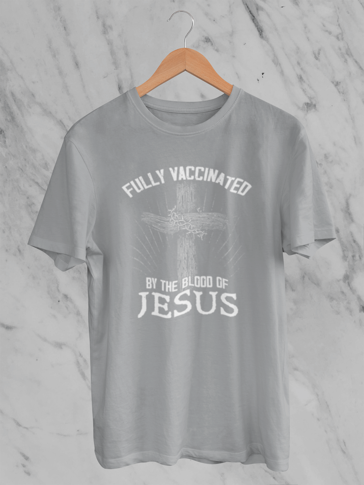 Fully Vaccinated by the Blood of Jesus -  T-Shirt