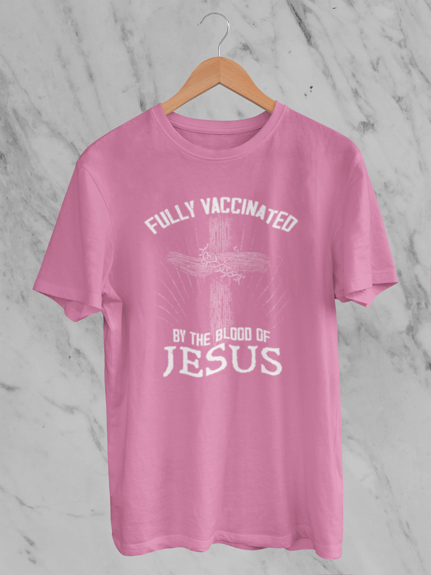 Fully Vaccinated by the Blood of Jesus -  T-Shirt