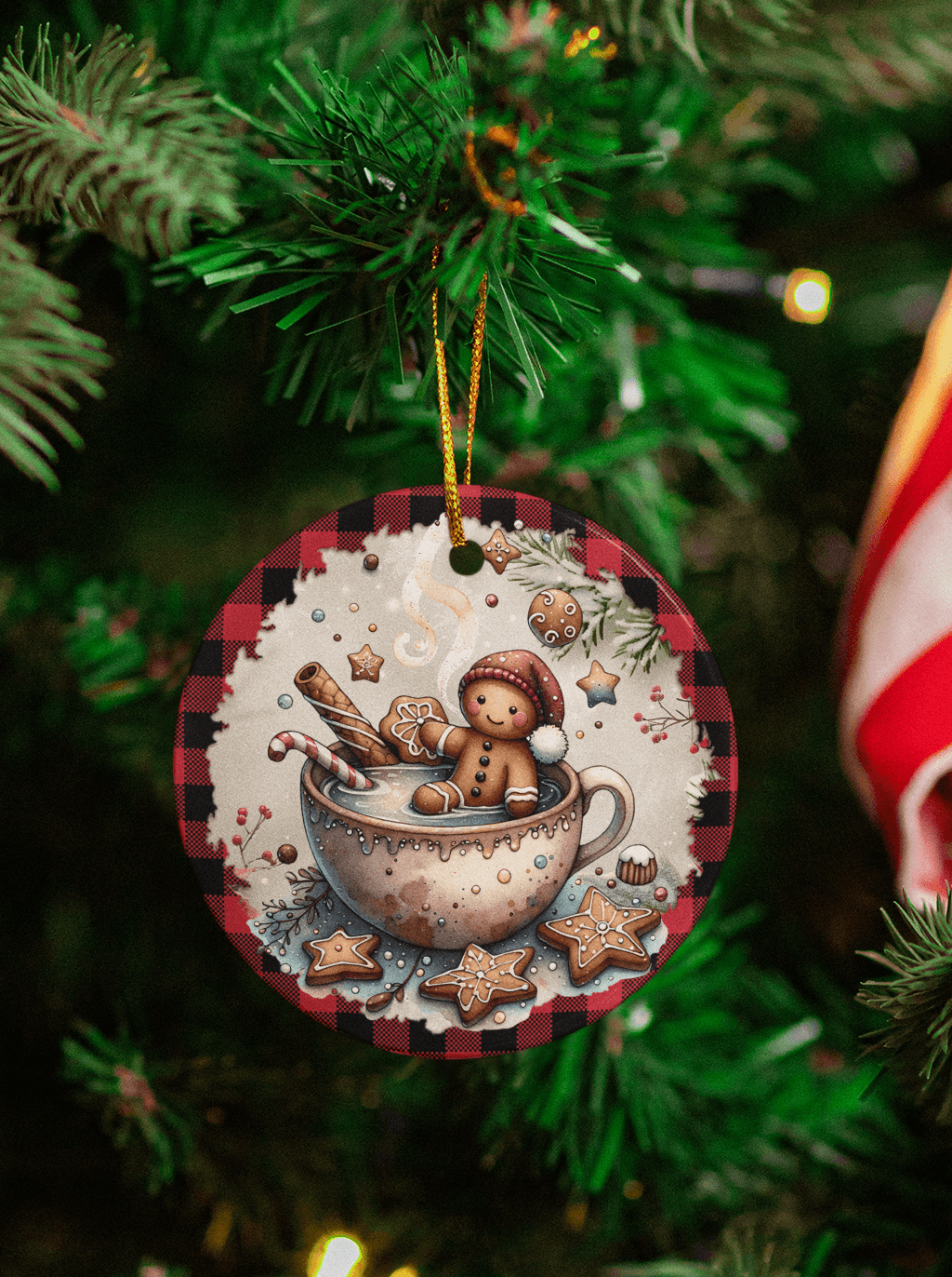 Delightful Gingerbread Men Ornament Set of 4