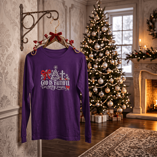 God Is Faithful in Every Season - Long Sleeve T-Shirt