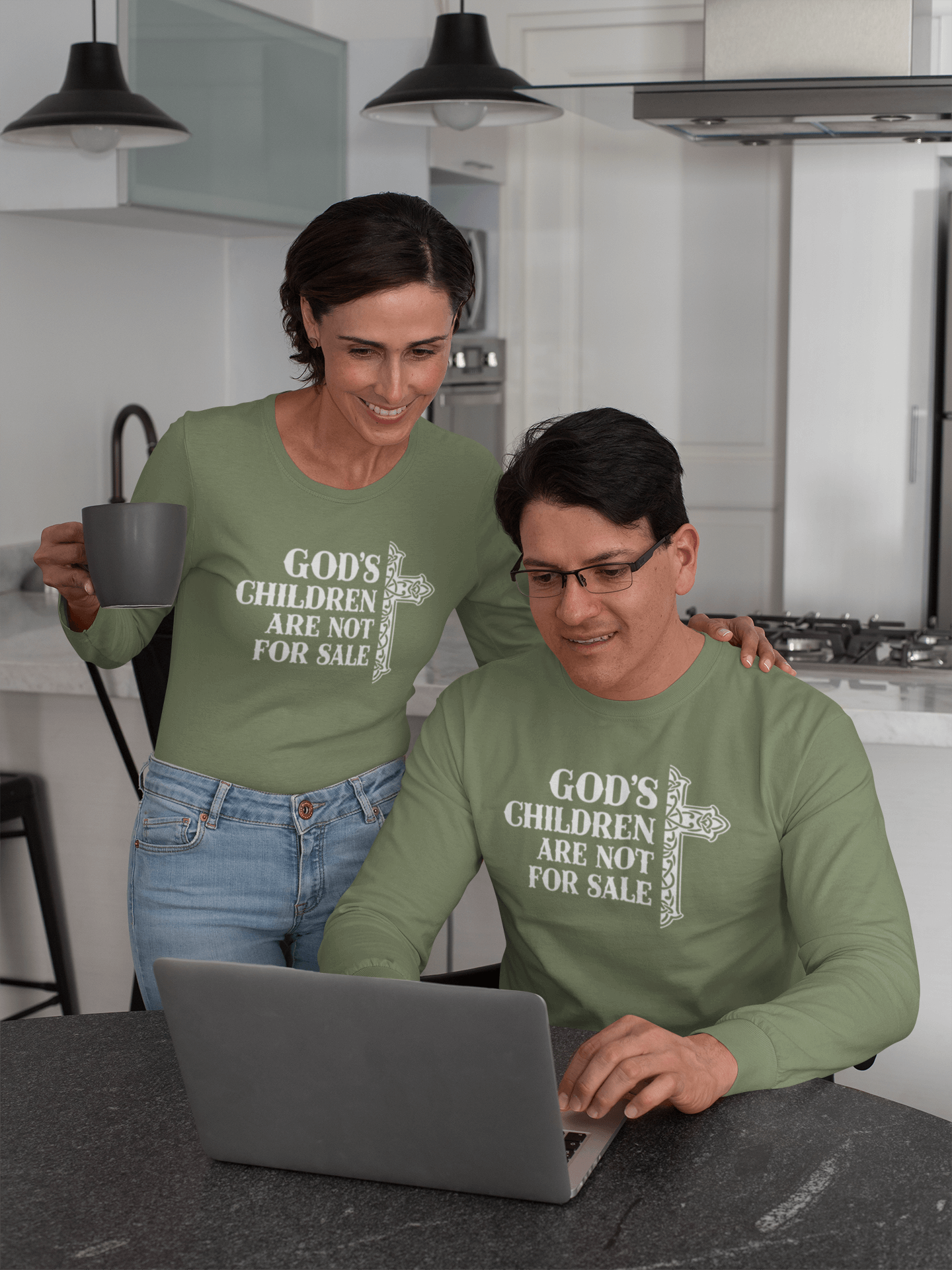 God's Children Are Not for Sale - Long Sleeve T-Shirt