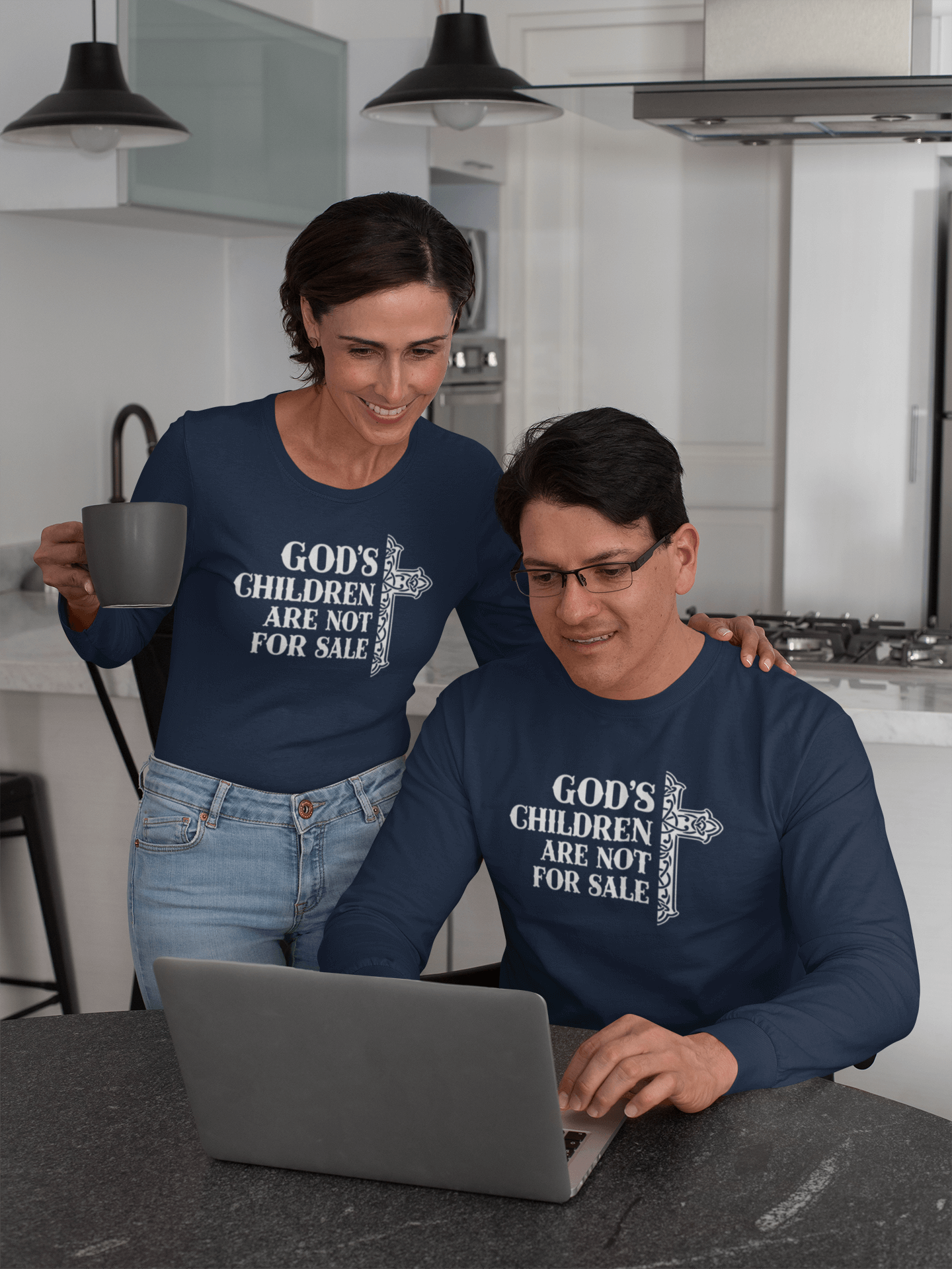 God's Children Are Not for Sale - Long Sleeve T-Shirt