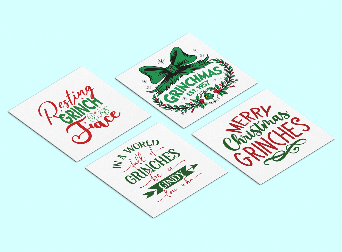 Grinchmas Coaster Set (4)