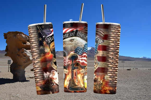 Home of the Free - 20 Oz Tumbler