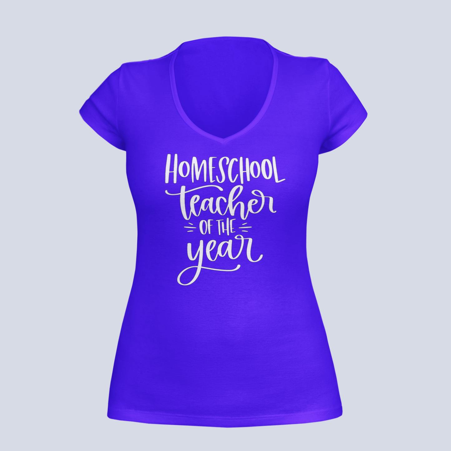 Homeschool Teacher of the Year - T-shirt - Ladies V-neck