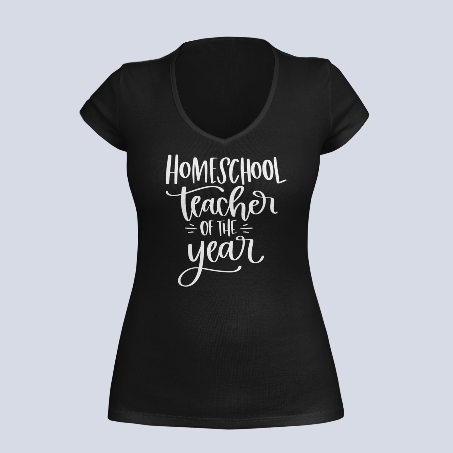 Homeschool Teacher of the Year - T-shirt - Ladies V-neck